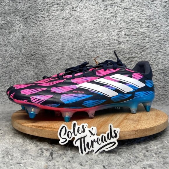 Adidas Copa Pure 2 Elite SG Soccer Players Pack Size 10 Men Blue Pink IG8695 main image 4